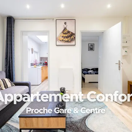 Confort - Proche Gare - Centre Apartamento *